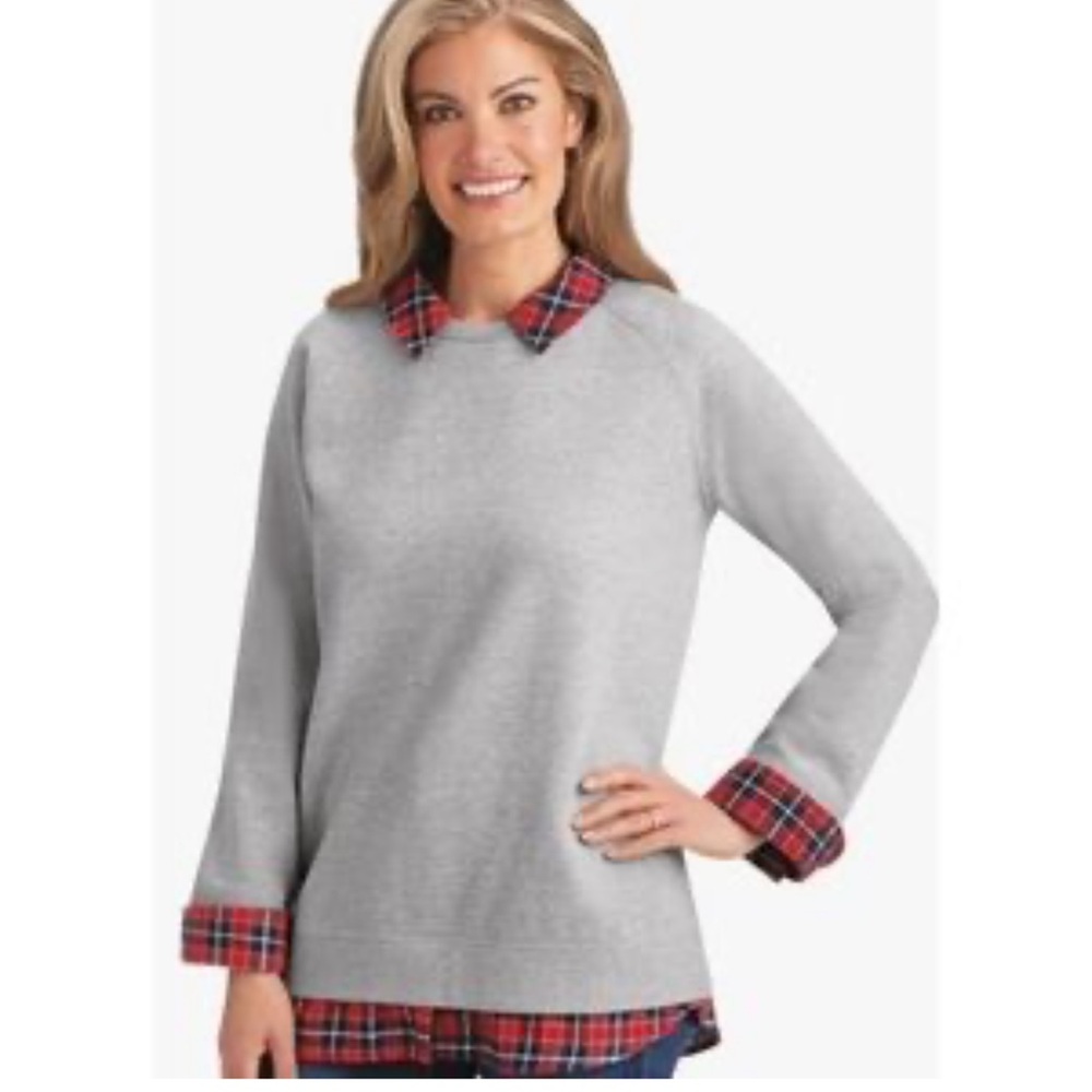 Metropolitan layered look sweatshirt size 2x